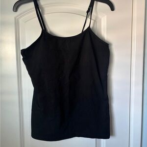 Two packaged tank tops -V for City Women’s Gray Camisole with Built-In Shelf Bra